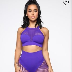 Fashion nova net sports bra